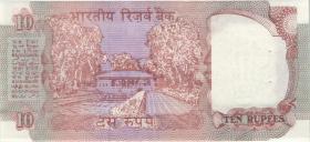 Indien / India P.088d 10 Rupien (1992-) B (1) 