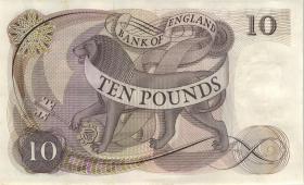 Großbritannien / Great Britain P.376b 10 Pounds (1964-75) (1) 