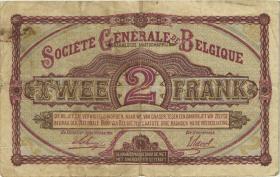 R.434: Besetzung Belgien 2 Francs 24.11.1916 (3-) 