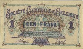 R.433b: Besetzung Belgien 1 Franc 22.5.1917 (2) 