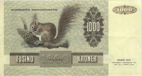 Dänemark / Denmark P.53g 1000 Kronen 1992 (3+) 