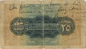 Ägypten / Egypt P.010c 25 Piaster 18.12.1940 (5) 
