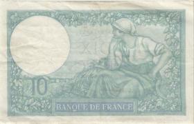 Frankreich / France P.084b 10 Francs 1939-1946 (3) 
