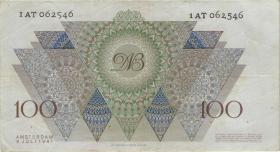 Niederlande / Netherlands P.082 100 Gulden 1947 (3) 