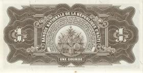 Haiti P.185 1 Gourde 1919 (1) 
