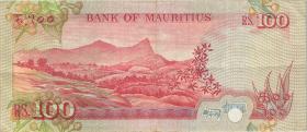 Mauritius P.38 100 Rupien (1986) (3) 