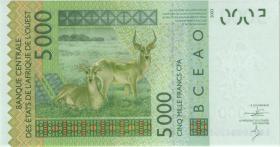 West-Afr.Staaten/West African States P.717Km 5.000 Francs 2014 (1) 