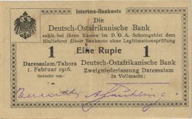 R.928o: Deutsch-Ostafrika 1 Rupie 1916 U2 (2) 