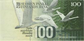 Finnland / Finland P.119 100 Markkaa 1986 (1) Unterschrift 2 