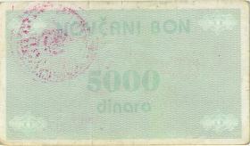 Bosnien & Herzegowina / Bosnia P.051b 5.000 Dinara (1992) (3) 
