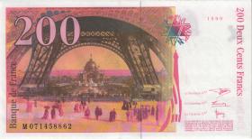 Frankreich / France P.159c 200 Francs 1999 (2+) 