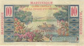 Martinique P.28 10 Francs (1947-49) (3) 