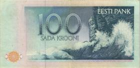 Estland / Estonia P.74a 100 Kronen 1991 (2) 