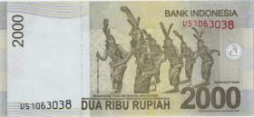 Indonesien / Indonesia P.148e 2.000 Rupien 2013 (1) 