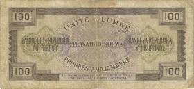 Burundi P.23a 100 Francs 1968 (4) 