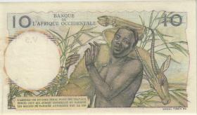 Franz. Westafrika / French West Africa P.37 10 Francs 1946 (1) 