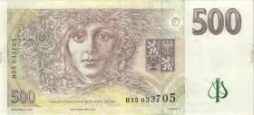 Tschechien / Czech Republic P.14 500 Kronen 1995 (2+) 