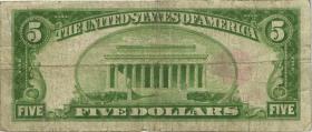 USA / United States P.379 5 Dollars 1928  (3-) 