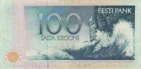 Estland / Estonia P.74 100 Kronen 1991 (3) 