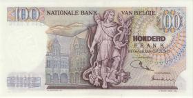 Belgien / Belgium P.134b 100 Francs 17.4.1974 (1) 