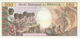 Ruanda / Rwanda P.13b 500 Francs 1978 (1) 