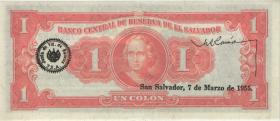 El Salvador P.087 1 Colon 1954 (1) 