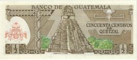 Guatemala P.058c 1/2 Quetzales 4.1.1978 (1) 