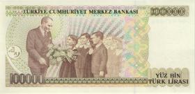 Türkei / Turkey P.205a 100.000 Lira 1970 (1991) (1) Serie C 