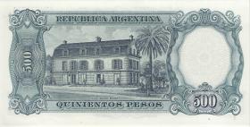 Argentinien / Argentina P.278d 500 Pesos (1964-69) (1) 