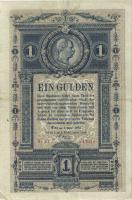 Österreich / Austria P.A153 1 Gulden 1882 (2) 