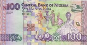 Nigeria P.41e 100 Naira 2024 (1) Gedenkbanknote 