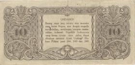 Indonesien / Indonesia P.022 10 Rupien 1947 (3) 