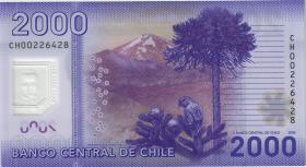Chile P.162b 2000 Pesos 2012 Polymer (1) 