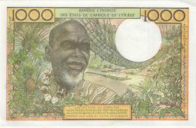 West-Afr.Staaten/West African States P.103Am 1000 Francs (1959-65) (1/1-) 