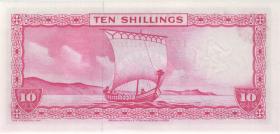 Insel Man / Isle of Man P.24a 10 Shillings (1961) (1) 