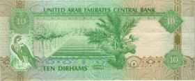 VAE / United Arab Emirates P.13a 10 Dirhams 1993 (2) 