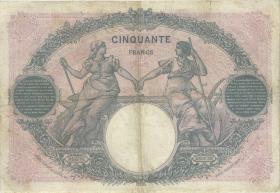 Frankreich / France P.064g 50 Francs 18.7.1922 (3) 