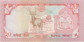 Nepal P.38a 20 Rupien (1988) (1) U.2 