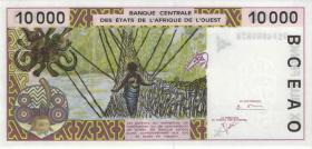 West-Afr.Staaten/West African States P.714Kj 10000 Francs 2001 (1/1-) 