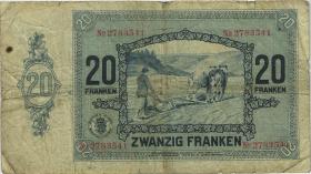 Luxemburg / Luxembourg P.37 20 Francs 1929 (5) 