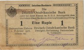 R.929j: Deutsch-Ostafrika 1 Rupie 1916 P3 (3) 