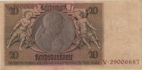 R.174F: 20 Reichsmark 1929 braune KN (3) 