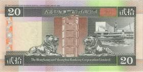 Hongkong P.201d 20 Dollars 1998 (1) 