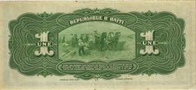 Haiti P.140 1 Gourde L. 1919 (2) 