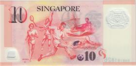 Singapur / Singapore P.48k 10 Dollars (2019) Polymer (1) 