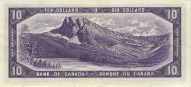 Canada P.079b 10 Dollars 1954 (3+) 