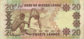 Sierra Leone P.14b 20 Leones 1984 (3) 