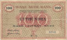 Finnland / Finland P.S112 100 Markkaa 1918 (5) 