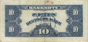 R.239a 10 DM 1948 Bank Deutscher Länder B-Stempel (3-) H/E 