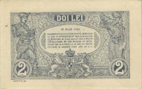 Rumänien / Romania P.027 2 Lei 1920 (1-) 